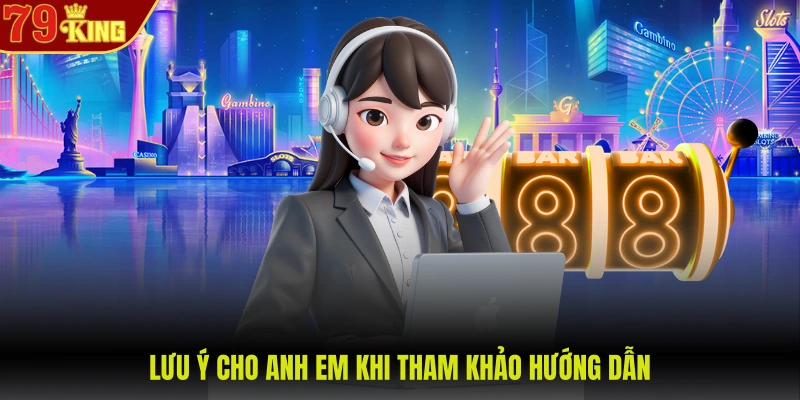 Lưu ý cho anh em khi tham khảo hướng dẫn